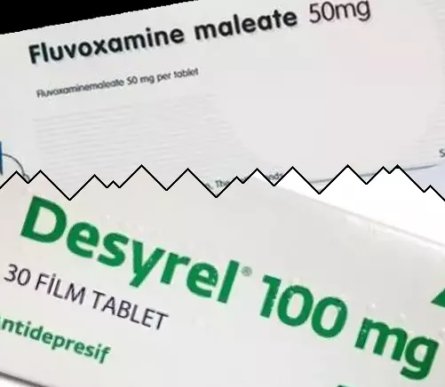 Fluvoxamin vs Desyrel