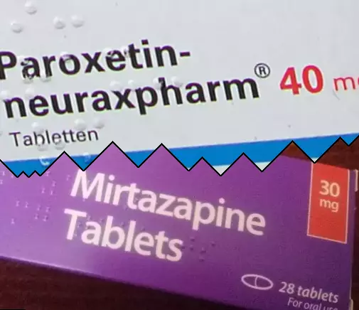 Paroxetin vs Mirtazapin